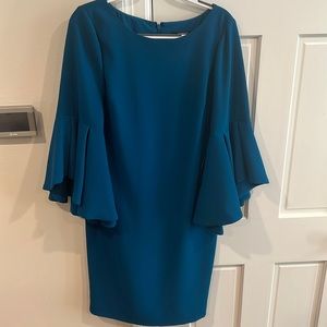 Blue statement sleeve BRAND NEW dress